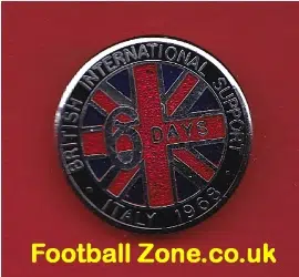 Great Britain Speedway v Italy 1968 Badge