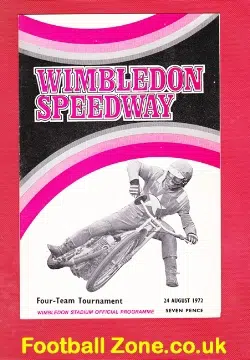 Wimbledon Speedway Four Team Tournament 1972
