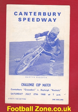 Canterbury Speedway v Rayleigh 1968