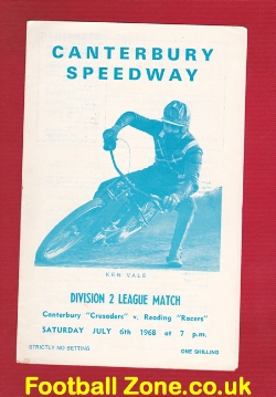 Canterbury Speedway v Reading 1968