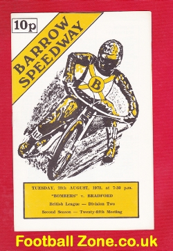 Barrow Speedway v Bradford 1973