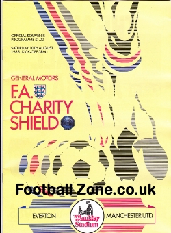 Everton v Manchester United 1985 – Charity Shield Wembley