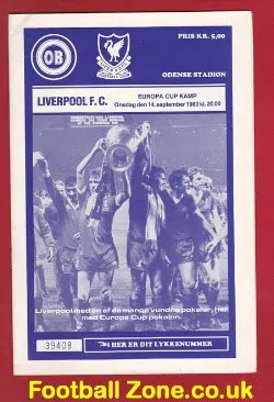 Odense v Liverpool 1983 – Denmark
