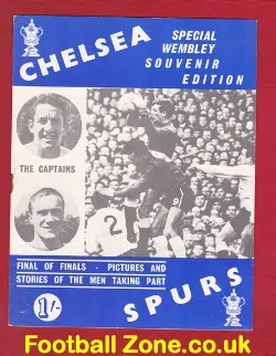 Chelsea Cup Souvenir v Spurs 1966 – Wembley Cup Final