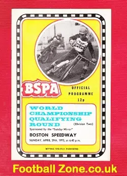 Boston Speedway World Championship Qualifying 1973