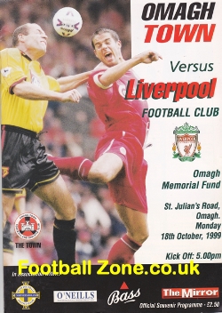 Omagh Town v Liverpool 1999 – Ireland