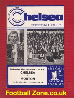 Chelsea v Morton 1968 – Fairs Cup Match
