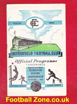Chesterfield v Hartlepool United 1956