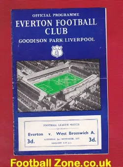 Everton v WBA 1957