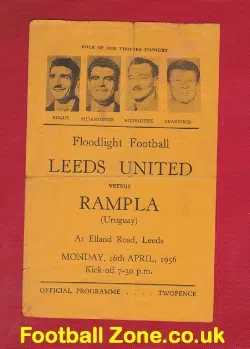 Leeds United v Rampla 1956 – Uruguay