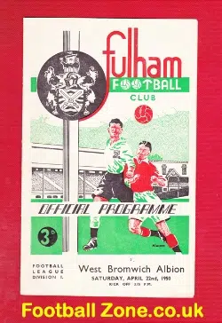 Fulham v WBA 1950
