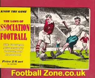 Football Association Rules Laws Handbook 1960