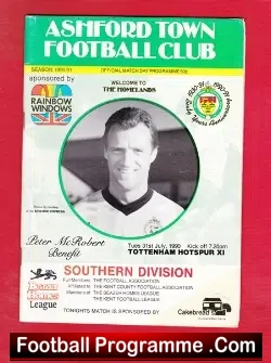 Ashford Town v Tottenham 1990