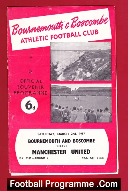 Bournemouth v Manchester United 1957 – Busby Babes – FAC