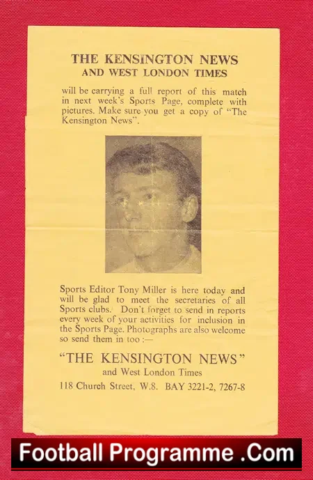 Boxing - St Georges v Lonsdale Sports 1964 - Henry Cooper Boxing
