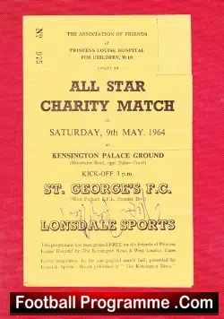 Boxing – St Georges v Lonsdale Sports 1964 – Henry Cooper Boxing