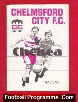 Chelmsford City v Chelsea 1978 – Autographed