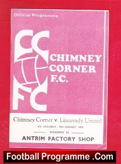 Chimney Corner v Limavady United 1981 – Multi Autographed