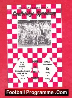 Coatbridge Speedway v Workington 1975