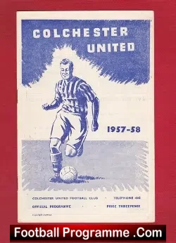 Colchester United v Northampton Town 1957