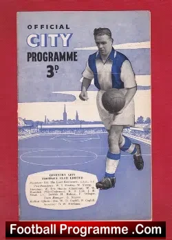 Coventry City v Northampton Town 1956