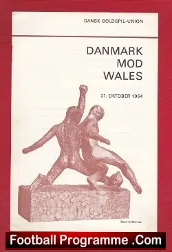Denmark v Wales 1964 – Danmark