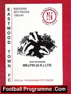 Eastwood Town v Derby County 1994 – Friendly Match