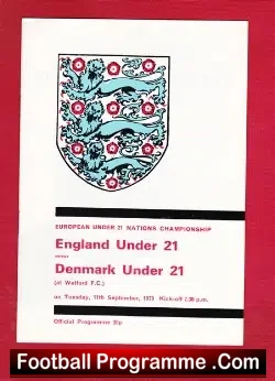 England v Denmark 1979 – U21 at Watford