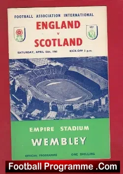 England v Scotland 1961