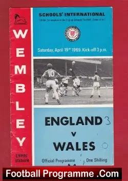 England v Wales 1969 – Wembley