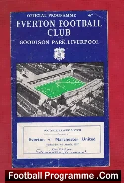 Everton v Manchester United 1957 – Signed by Busby Babes