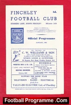 Finchley v Enfield 1963 – FA Amateur Cup