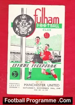 Fulham v Manchester United 1949