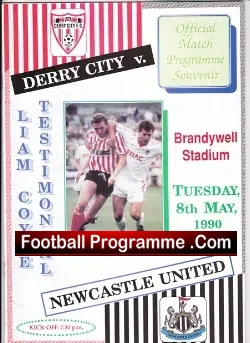 Liam Coyle Testimonial Benefit Derry City Newcastle United 1990