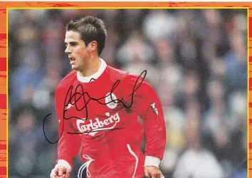 Liverpool Jamie Redknapp Autographed Signed Picture - football memorabilia