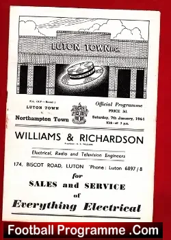 Luton Town v Northampton Town 1961