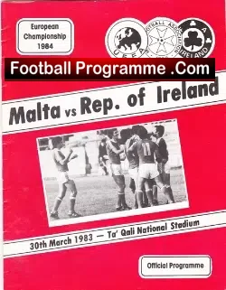 Malta v Ireland 1983 – Euro Championships