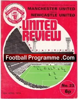 Manchester United v Newcastle United 1974