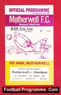Motherwell v Aberdeen 1964