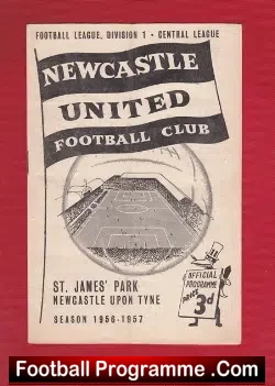 Newcastle United v Portsmouth 1956