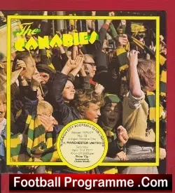 Norwich City v Manchester United 1977