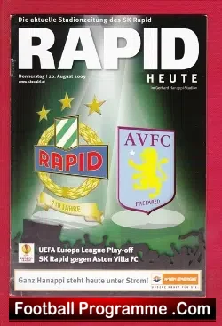 SK Rapid v Aston Villa 2009 – Austria