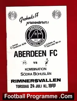 Sodra Bohuslan v Aberdeen 1985