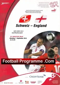 Switzerland v England 2010