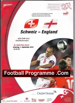 Switzerland v England 2010