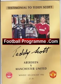 Teddy Scott Testimonial Manchester United 1999 – Treble Season