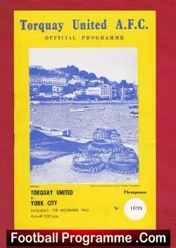 Torquay United v York City 1962