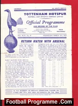 Tottenham Hotspur v Arsenal 1957 – to clear