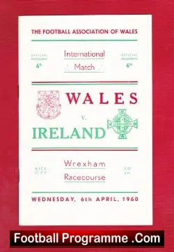 Wales v Ireland 1960 – Racecourse – Wrexham