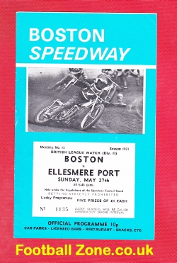Boston Speedway v Ellesmere Port 1973